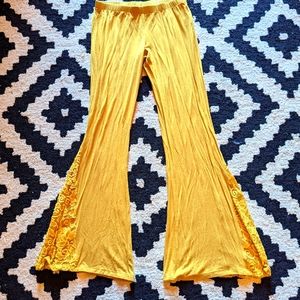 Mustard bell bottoms